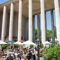 Courtyard cafe at the Palais de Tokyo